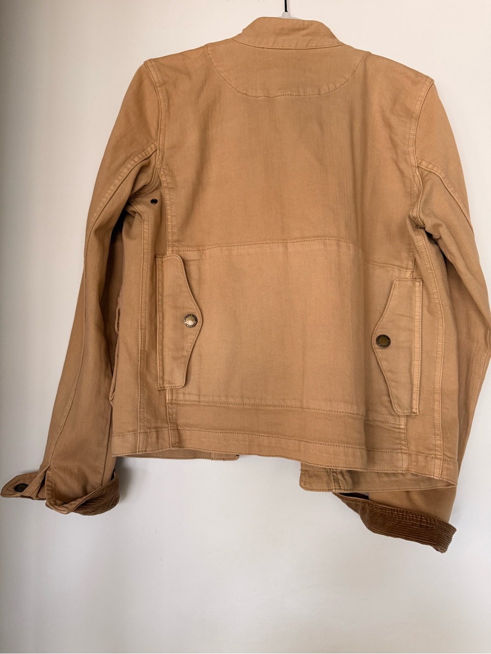 Ralph Lauren Tan Field Jacket with Leather-Trim Pockets - Picture 4 of 15